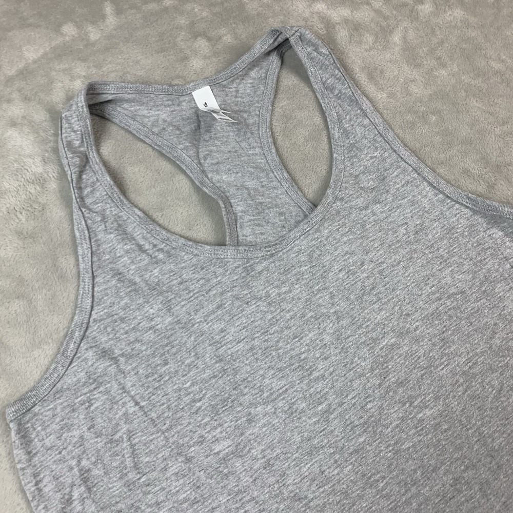 Bella + Canvas Tank Top Womens Large Gray Fitness Training Running